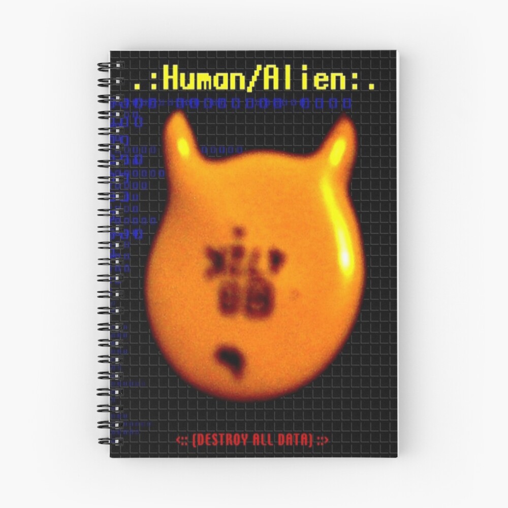 Item preview, Spiral Notebook designed and sold by humanalien.