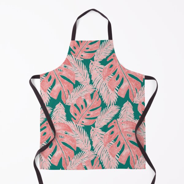 Item preview, Tropical Monstera Leaf Pattern Pink and Green designed and sold by Julie Erin Designs.