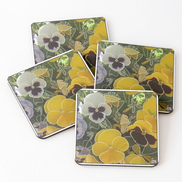 Item preview, Multi-colored Flowers designed and sold by hazelleaf.