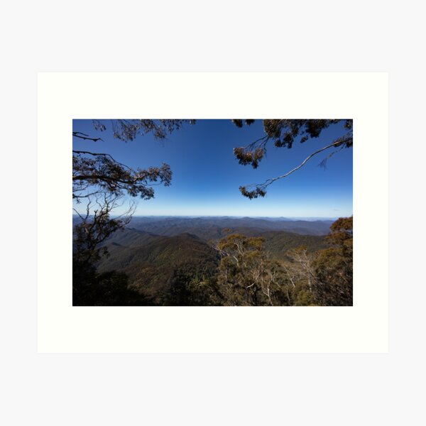 View from Point Lookout in the New Engalnd National Park Art Print