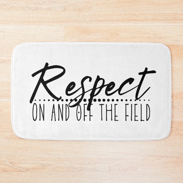 Item preview, Respect On and Off The Pitch Cursive Design designed and sold by SweetAndSpice.