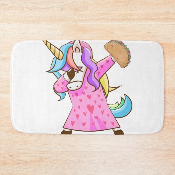 Item preview, Dabbling Unicorn Holding Taco designed and sold by darikamc.