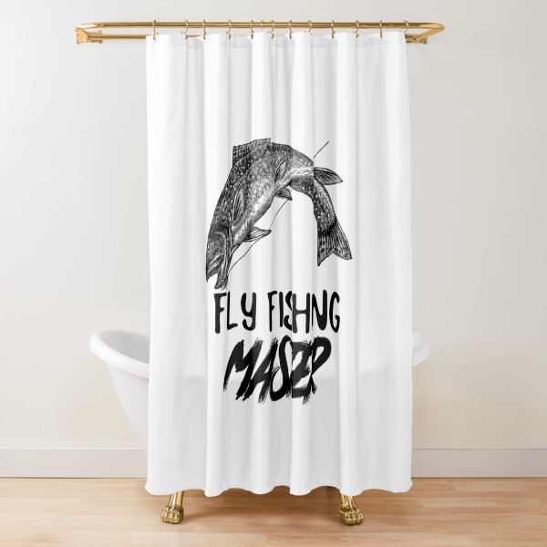 Fly Fishing Shower Curtains for Sale