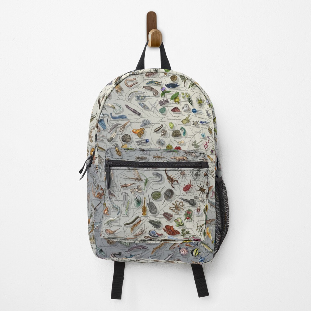 Vista previa del artículo con la obra «Mochila», diseñado y vendido por EvolutionPoster.
