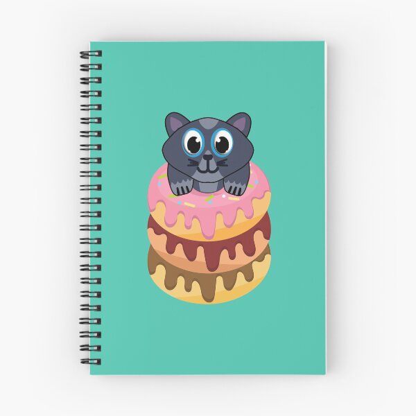 Item preview, Gray cats love donuts designed and sold by catnbloom.