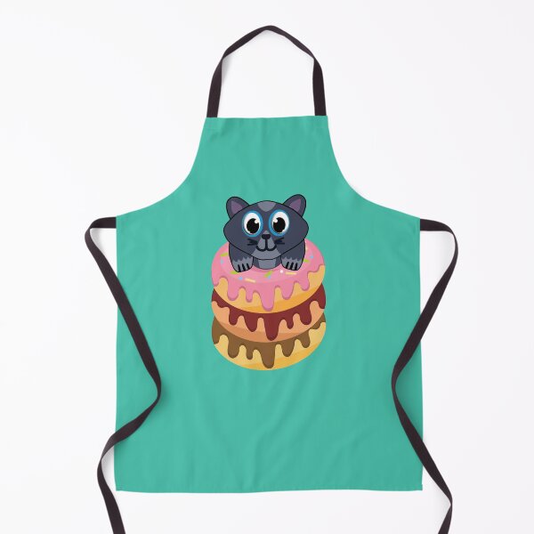Item preview, Gray cats love donuts designed and sold by catnbloom.