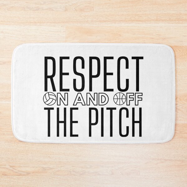 Item preview, Respect On and Off The Pitch Ball Design designed and sold by SweetAndSpice.
