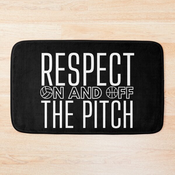 Item preview, Respect On and Off The Pitch Ball Design designed and sold by SweetAndSpice.