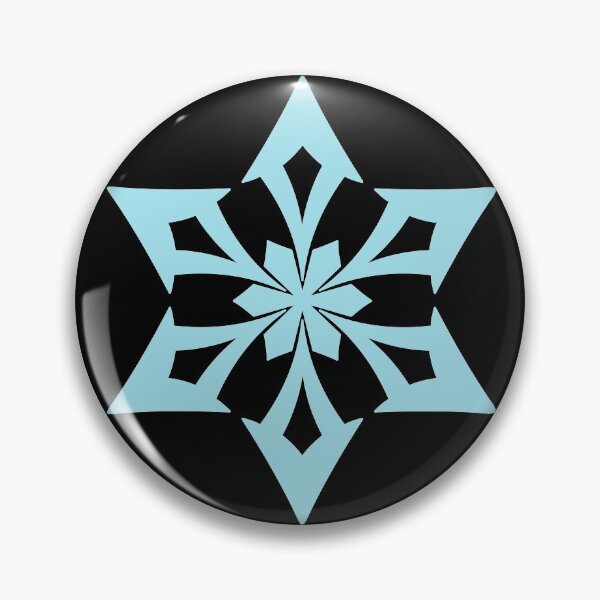 Aperçu de l'œuvre Cryo Logo Genshin créée et vendue par xAmalie.