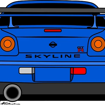 Artwork thumbnail, R34 Rear  by ClassicAuto