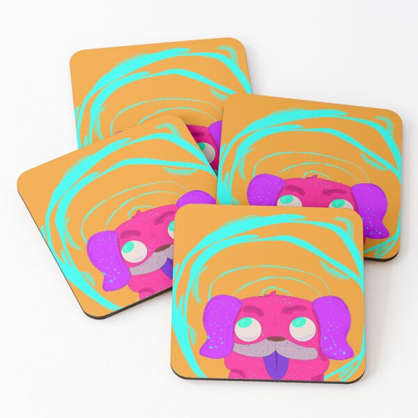 Item preview, Crazy pink dog designed and sold by Wills-art.