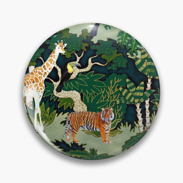 Item preview, Jungle Wildlife Illustration  designed and sold by MarcSabuncu.
