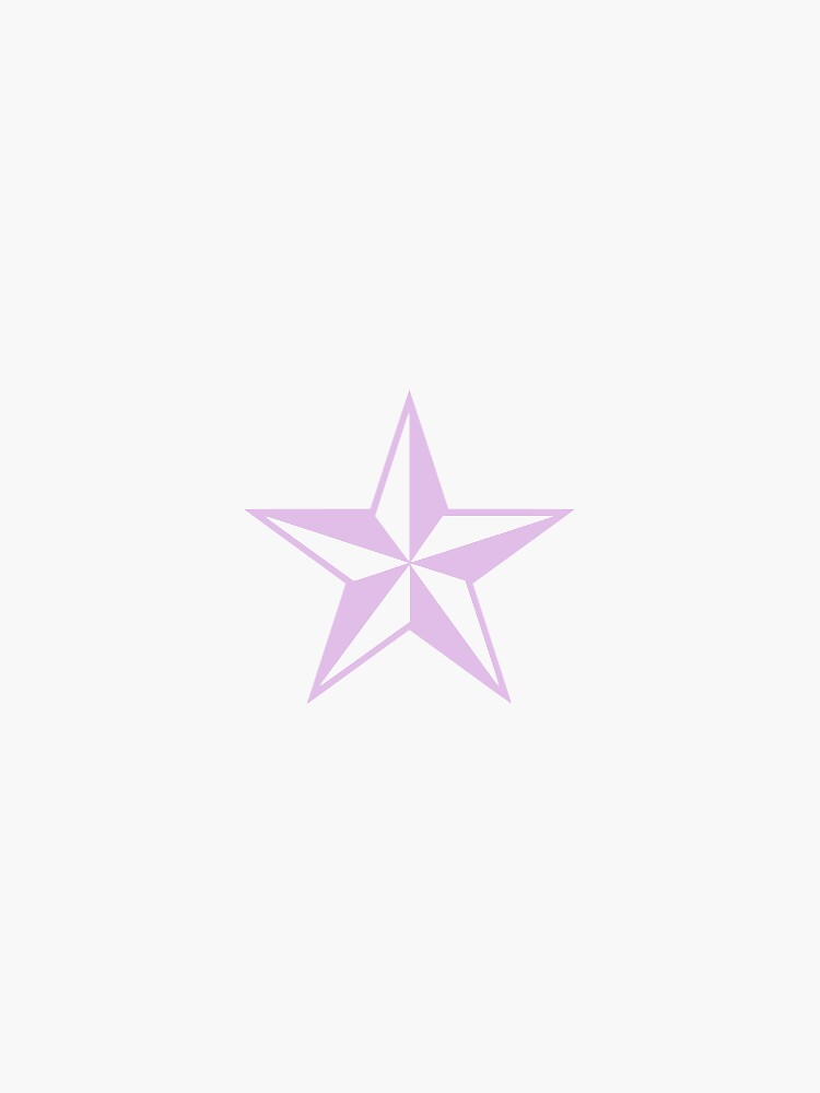golden/purple star pack Sticker for Sale by hopecreations