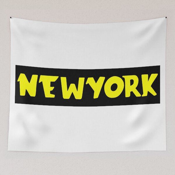 Item preview, NEW YORK, Cartoon Typography designed and sold by JoyforU.