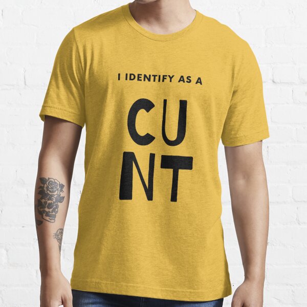 hello you cunt its only offensive funny rude Essential T-Shirt for Sale by  ramwebroom