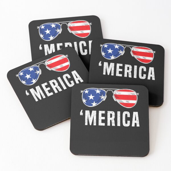 Item preview, 4th Of July Merica American Flag Sunglasses Boys Girls Kids T-Shirt designed and sold by Lukifo-Tender.
