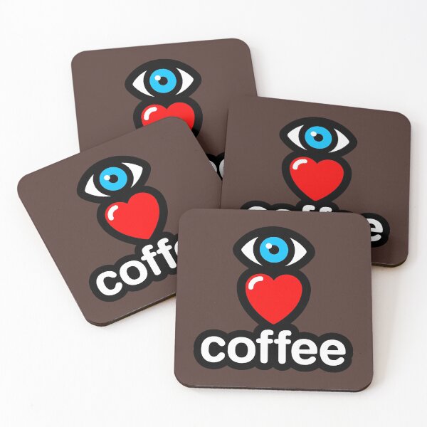 Artikelvorschau, Ich liebe Kaffee (Espresso - vertikal) entworfen und verkauft von MisterSquid.