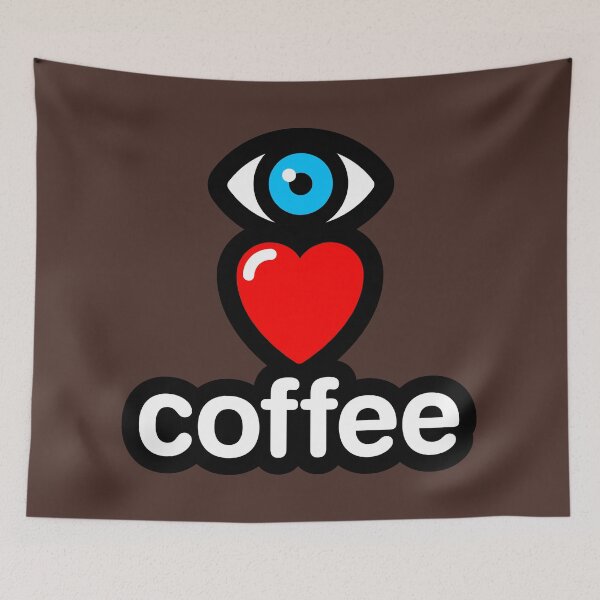 Artikelvorschau, Ich liebe Kaffee (Espresso - vertikal) entworfen und verkauft von MisterSquid.
