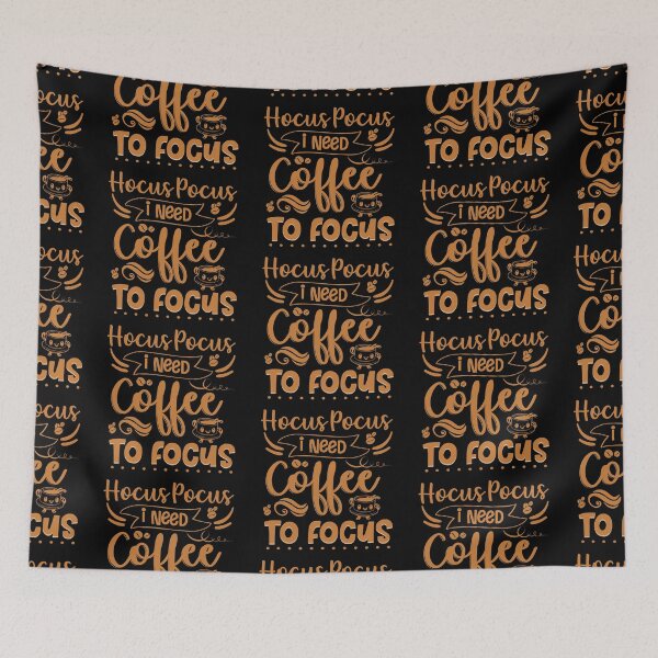 Item preview, Hocus Pocus I Need Coffee To Focus designed and sold by Phorase.