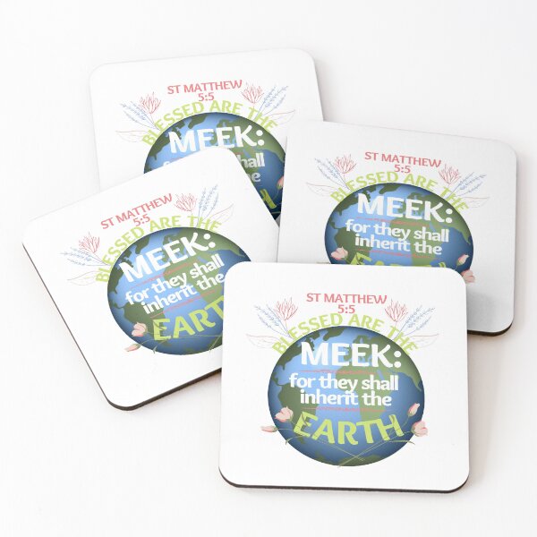 Item preview, St Matthew 5:5 Blessed are the meek  for they shall inherit the earth, designed and sold by Mammanation.