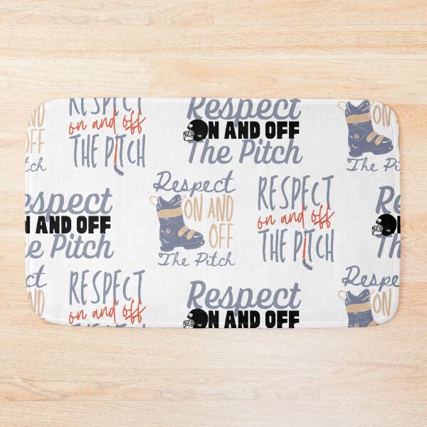 Item preview, Respect On and Off The Pitch Sticker Design designed and sold by SweetAndSpice.