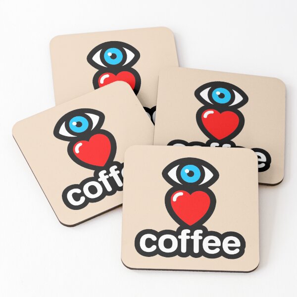 Artikelvorschau, Ich liebe Kaffee (Latte - vertikal) entworfen und verkauft von MisterSquid.