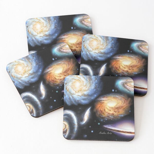 Name That Galaxy Coasters (Set of 4)