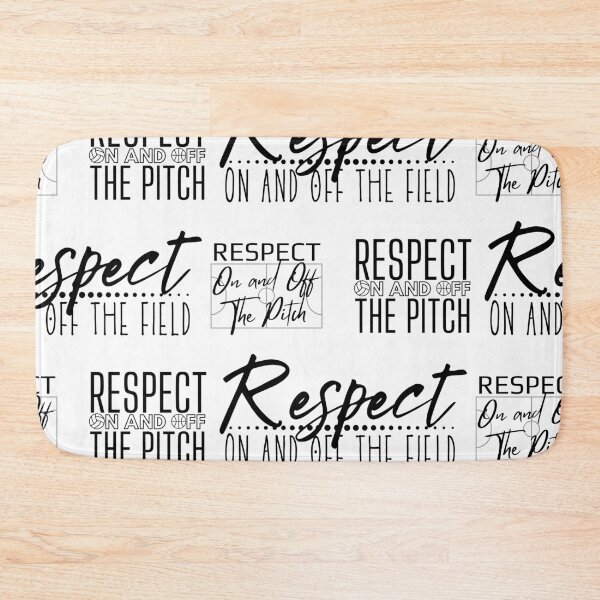 Item preview, Respect On and Off The Pitch Sticker Design designed and sold by SweetAndSpice.
