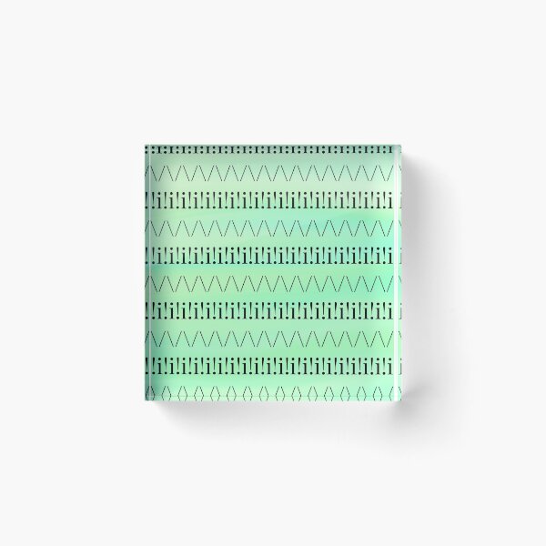 Item preview, Beachy Seafoam Green Pattern- Black designed and sold by Designs By YL.