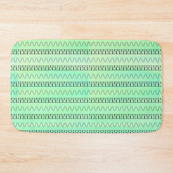 Item preview, Beachy Seafoam Green Pattern- Black designed and sold by Designs By YL.