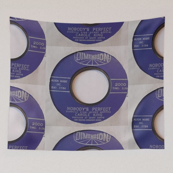 Item preview, Carole King, Nobody's Perfect, 45, early, Dimension, singer songwriter  designed and sold by Vintaged.