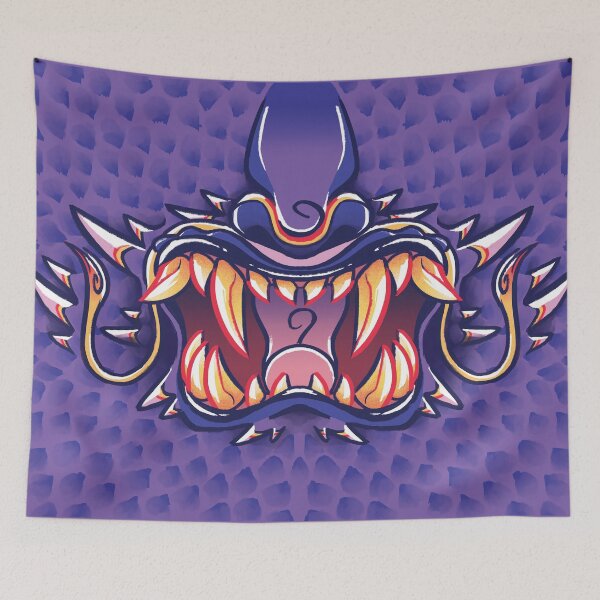 Item preview, The Dragon's Grin - Gilded Purple designed and sold by artskls.