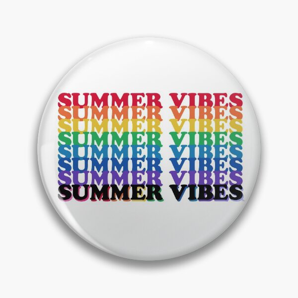 Item preview, Summer Vibes - Gay Rainbow designed and sold by The White Bat.