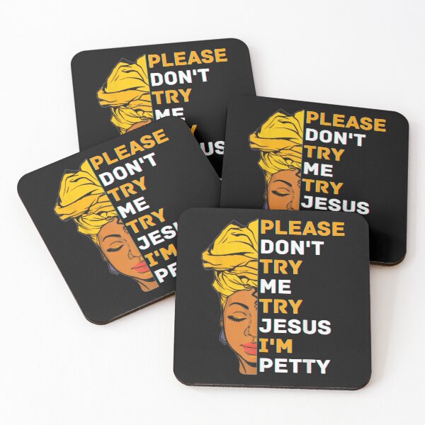 Item preview, Please Don't Try Me Try Jesus Black Girl Magic Melanin Women T-Shirt designed and sold by Lukifo-Super.