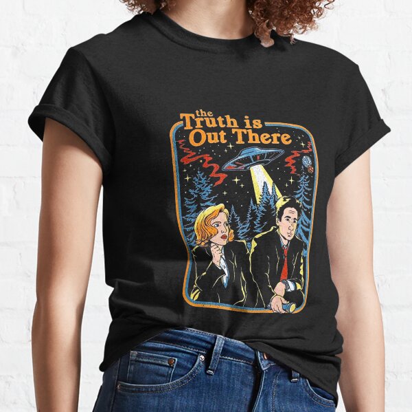 The X-Files The Truth Is Out There Custom Drawing Shirt Classic T-Shirt