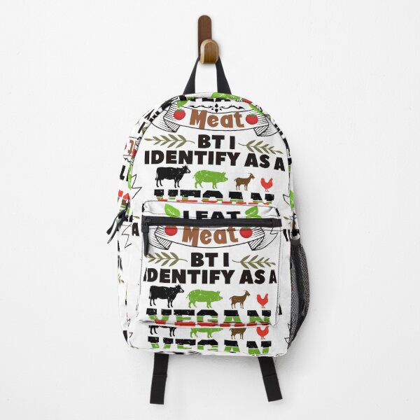 Item preview, I eat meat but i identify as a vegan designed and sold by dogcuddleralert.