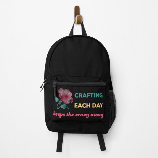 Item preview, Crafting Each Day Keeps The Crazy Away designed and sold by geminivibe.