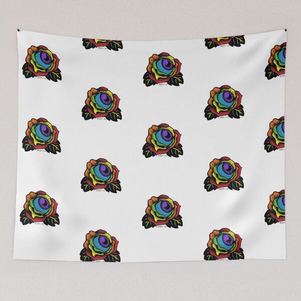Item preview, Rainbow rose with eyeball designed and sold by RikkyTeesPride.