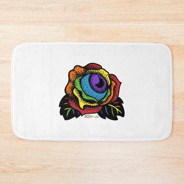 Item preview, Rainbow rose with eyeball designed and sold by RikkyTeesPride.