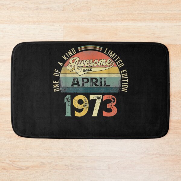 Item preview, Vintage 48th Birthday Decorations April 1973 48 Years Old T-Shirt designed and sold by Lukifo-Super.