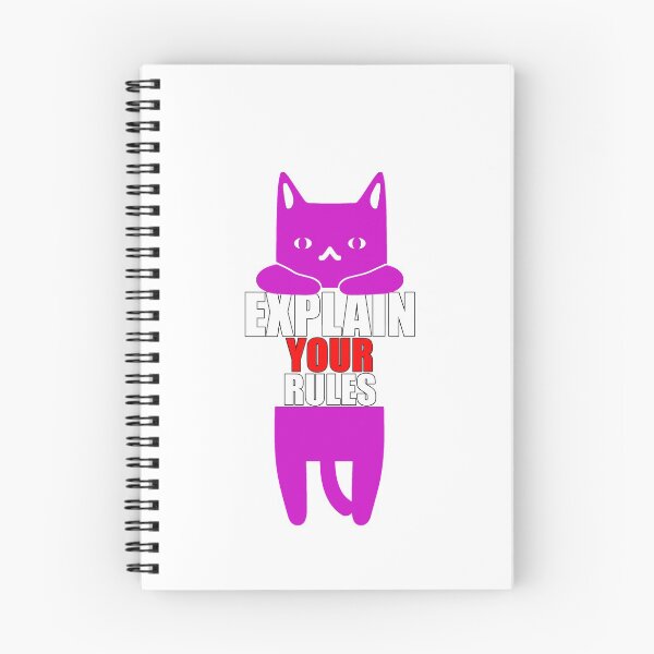Item preview, Explain Your Rules - Funny Cat Hanging designed and sold by American-Proud.