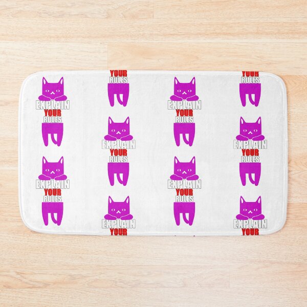 Item preview, Explain Your Rules - Funny Cat Hanging designed and sold by American-Proud.