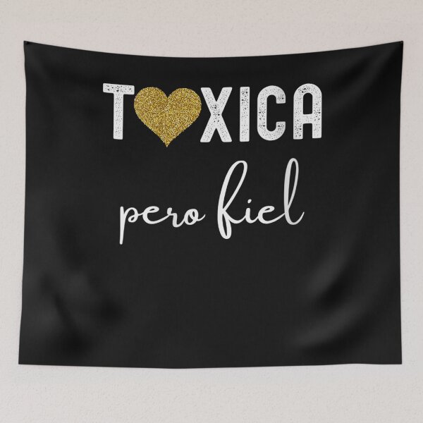 Item preview, Womens Tóxica Pero Fiel - Sarcastic Gift Feisty Latina Girlfriend V-Neck T-Shirt designed and sold by Lukifo-Super.