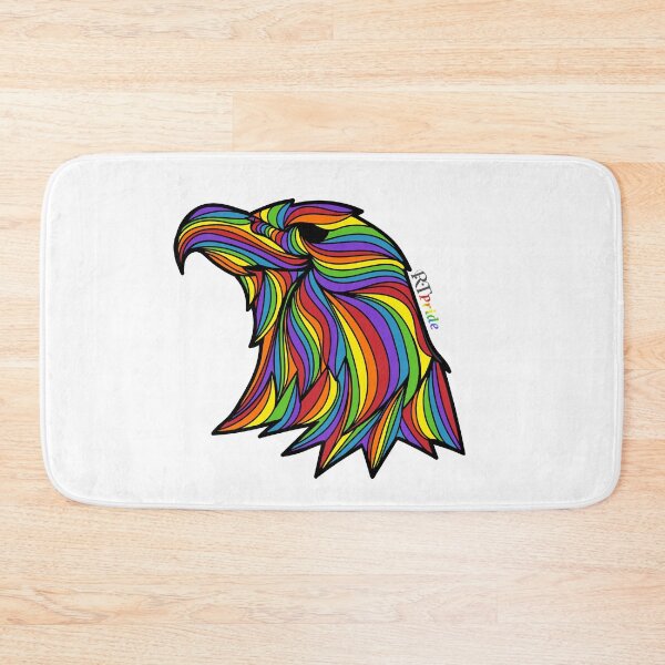 Item preview, Rainbow eagle head designed and sold by RikkyTeesPride.
