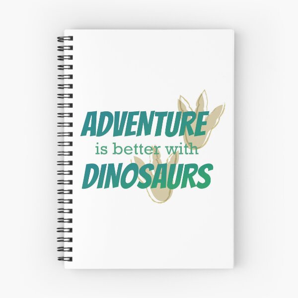 Item preview, Adventure is Better with Dinosaurs (footprints) designed and sold by ToadAndTempest.