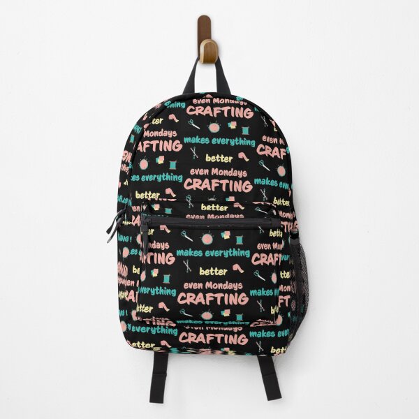 Item preview, Crafting Makes Everything Better Even Mondays designed and sold by geminivibe.
