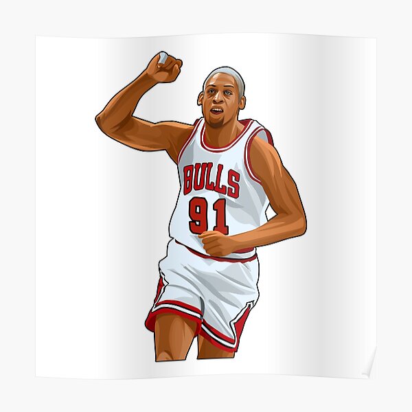 Poster Dennis Rodman Redbubble