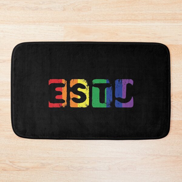 Item preview, Personality type ESTJ with rainbow pride background designed and sold by TheMurphyGirl.