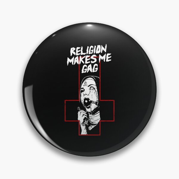 Item preview, Religion Makes Me Gag Shirt designed and sold by Lukifo-Super.
