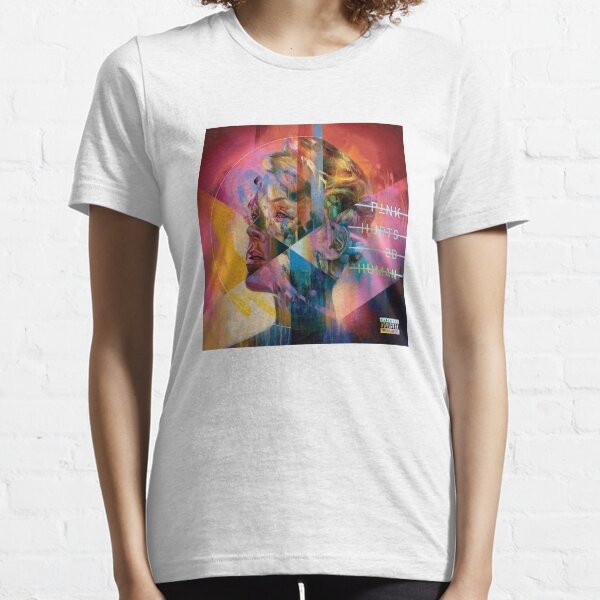 pink hurts to be human t shirt
